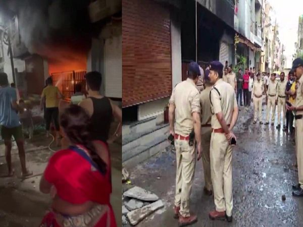 Madhya Pradesh More then 6 people charred to death after a fire broke out in a two-storey building in Indore