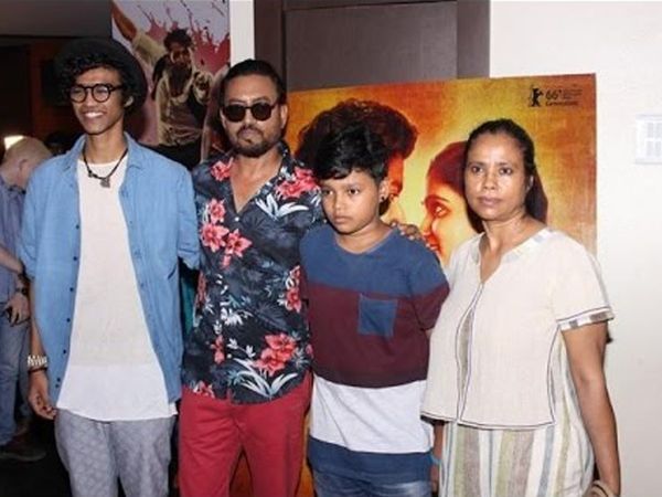 Irrfan Khan Family