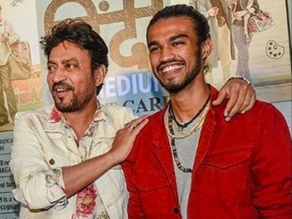 Irrfan Khan with His Son