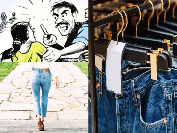 dispute over wearing jeans 