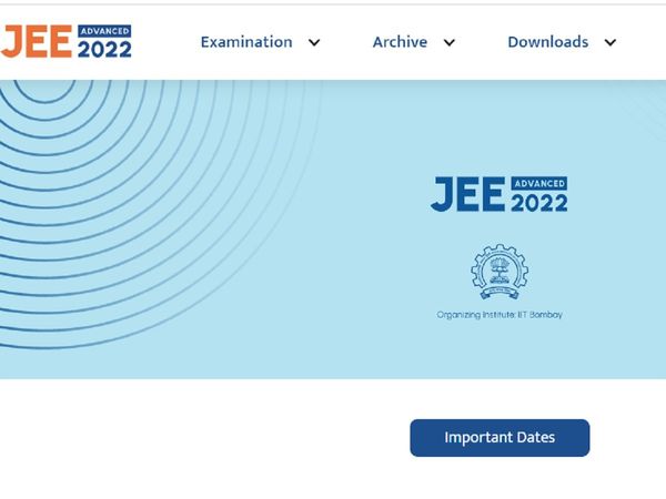 JEE Advance 2022 Date