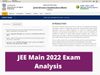 JEE Main 2022 Exam Analysis: JEE Main exam 2022 Maths questions were difficult according to a lot of students, see Students reaction