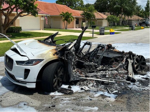 Jaguar I-Pace Caught Fire In Florida