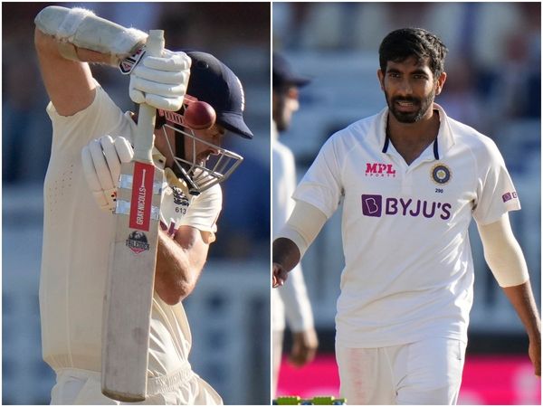 James Anderson and Jasprit Bumrah