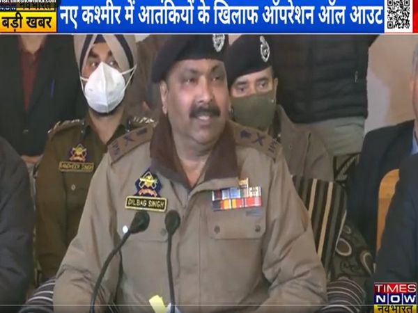 Jammu and Kashmir DGP Dilbag Singh said – year 2021 has been very good in action against terror, 182 terrorists were killed