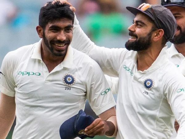Jasprit Bumrah and Virat Kohli