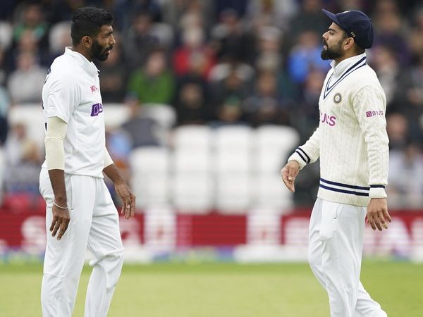 Jasprit Bumrah and Virat Kohli