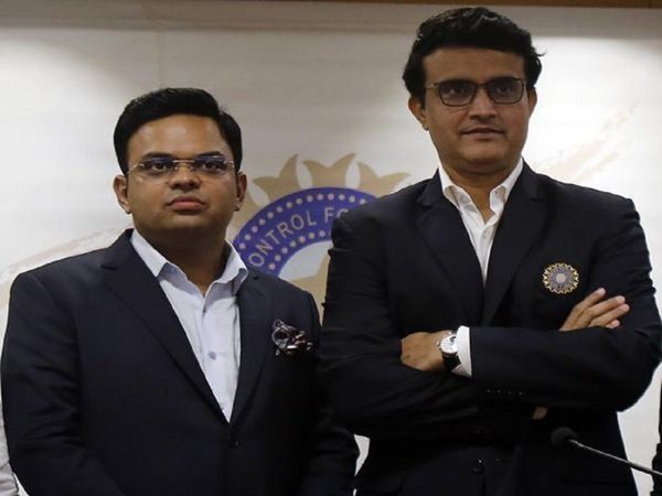 Jay Shah with Sourav Ganguly