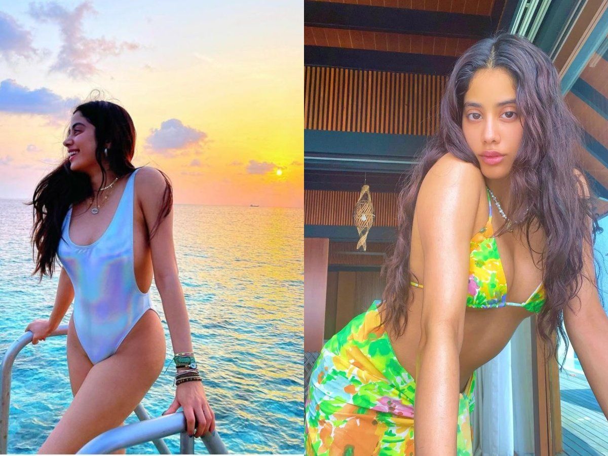 Jhanvi Kapoor in Bikini | हॉट ग्रीन बिकनी में 'आईलैंड गर्ल' जान्हवी कपूर का  नया लुक, स्विमसूट के बाद शेयर की नई वेकेशन [PHOTOS] Island girl janhvi  kapoor green hot bikini look