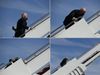 US President Joe Biden stumbles thrice trying to board Air Force One Aircraft, Watch Video
