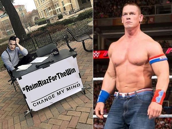 Asim Riaz, John Cena