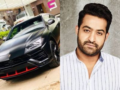Jr NTR Lamborghini Urus Graphite Car Jr NTR Lamborghini Urus Graphite Car