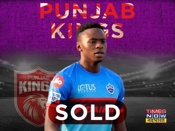 Kagiso Rabada sold in ipl 2022 players auction