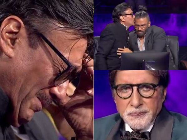 Amitabh Bachchan Jackie Shroff Sunil Shetty KBC 13, केबीसी 13 में अमिताभ बच्चन सुनील शेट्टी और जैकी श्रॉफ
