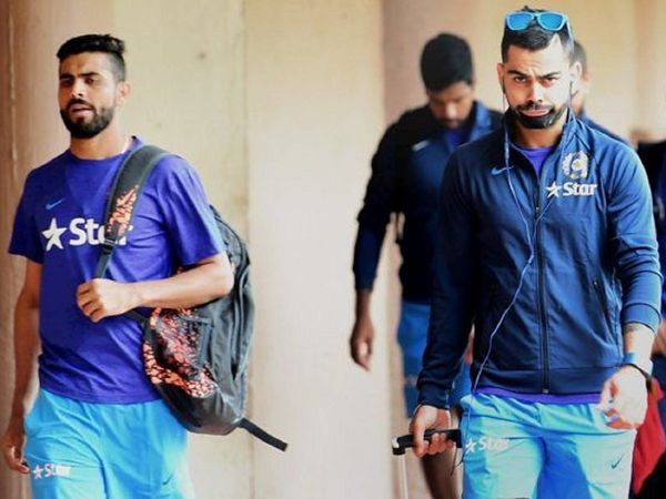 Ravindra Jadeja and Virat Kohli