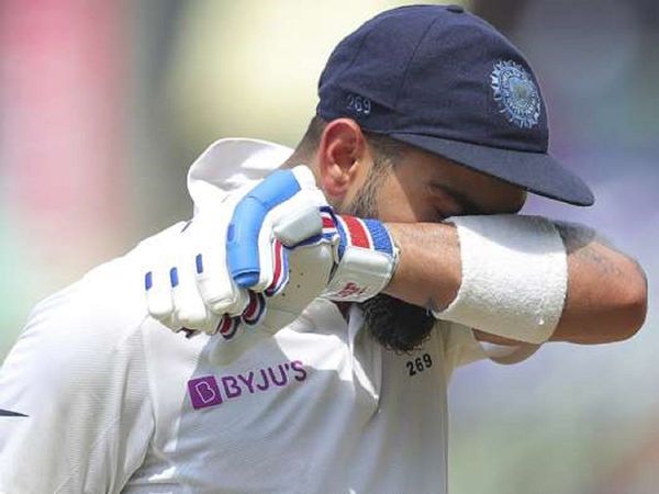 Virat Kohli out on duck