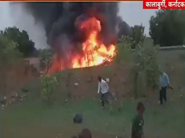 Karnataka Seven feared charred to death as bus catches fire in Kalaburagi