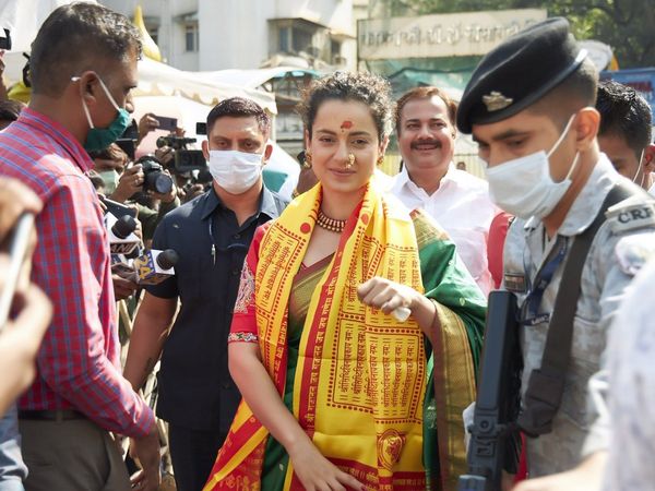 Kangana ranaut at Siddhivinayak Mandir