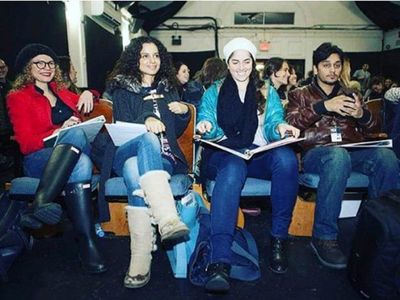 Kangana Ranaut in New York film making class Kangana Ranaut in New York film making class