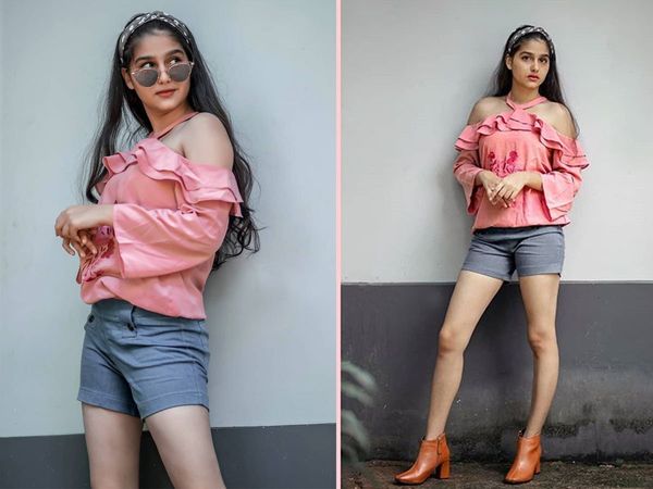 Anaswara Rajan 18 year old Malayalam and Tamil Actress abused online for wearing shorts