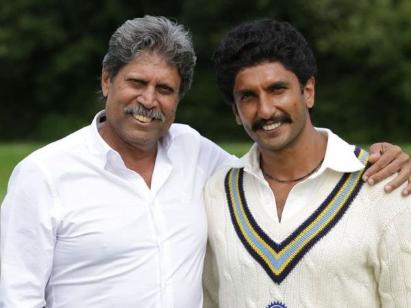 Kapil Dev and Ranveer Singh