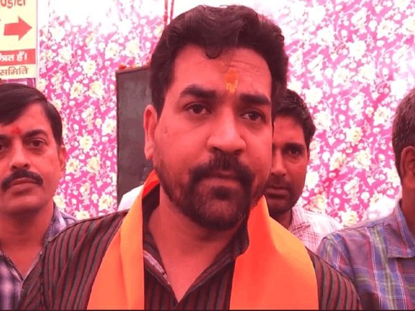 Govardhan puja at designated namaz site in Gurugram Haryana