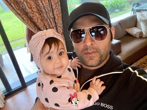Kapil Sharma with Daughter