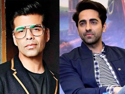 Karan Johar and ayushmann khurrana Karan Johar and ayushmann khurrana