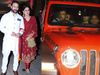 Kareena and Saif ride in new Jeep SUV