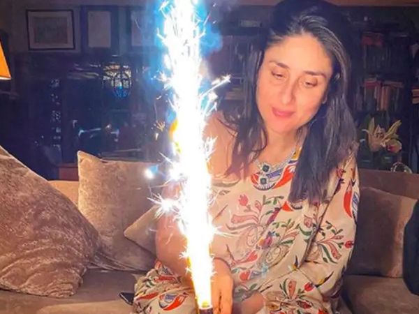 Kareena Kapoor Khan Cake cutting dress