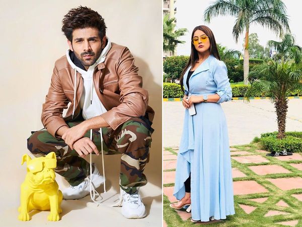 Kartik Aryan And Shehnaz Gill