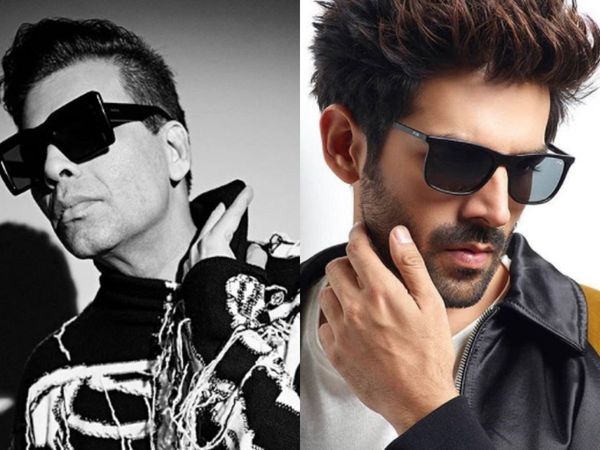 Kartik Aryan and Karan Johar