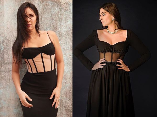 Katrina Kaif and Sonam Kapoor in same corset outfit