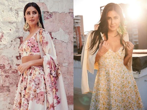 Katrina Kaif in Floral Outfits