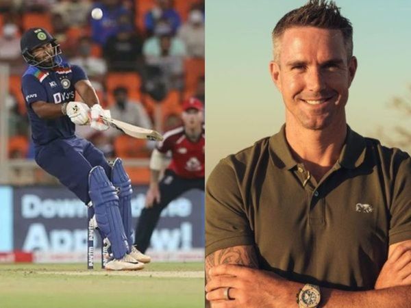 Rishabh pant and Kevin Pietersen