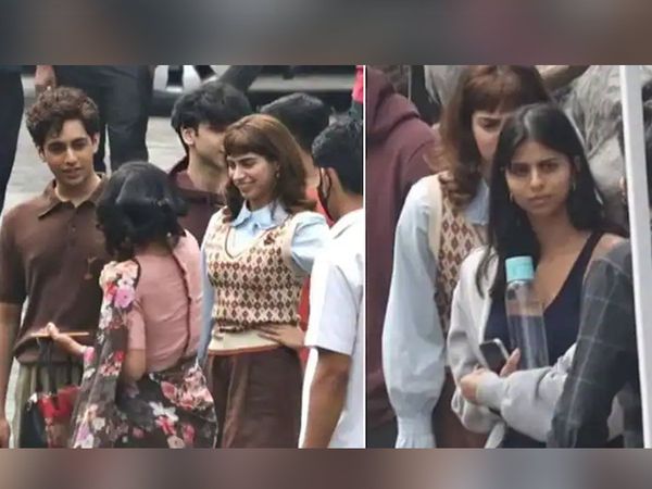 Khushi Kapoor, Suhana Khan and Agastya Nanda