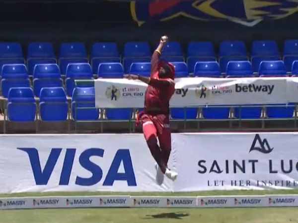 Kieron Pollard catch in CPL 2022