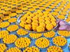 Raghupati laddu is made for Ayodhya Ram Mandir Pujan by Saffron of Pulwama cashew of Kerala gram flour of Australia 