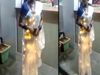 A woman wearing a LED light sari became viral on social media