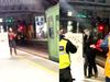 A Person proposes to his train-driver girlfriend at Dublin's Pearse Station Watch video