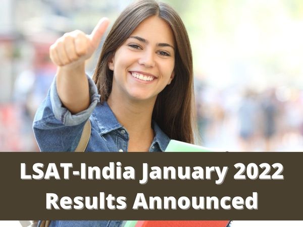 LSAT—India 2022, LSAT—India January 2022 results Announced