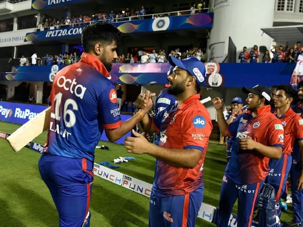 DC vs MI: Lalit Yadav with Rishabh Pant