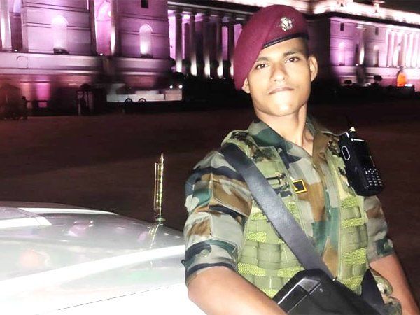 last rites of Lance Naik Sai Teja