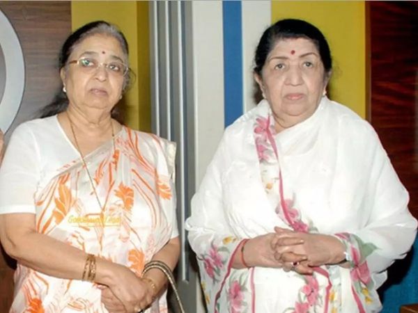 Lata and Usha mangeshkar