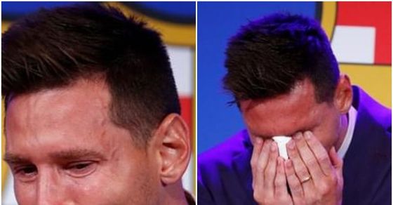 OMG!  The tissue paper with which Messi wiped the tears is now on SALE, the price will blow your mind