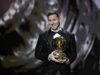 Lionel Messi wins2021 Ballon dOr trophy 