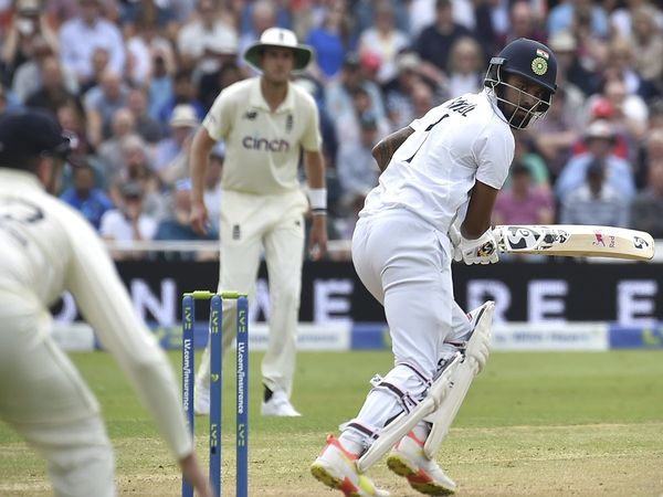 Lokesh Rahul in Nottingham Test match against England