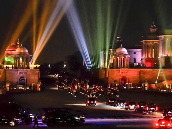 Beating The Retreat Drone show photos
