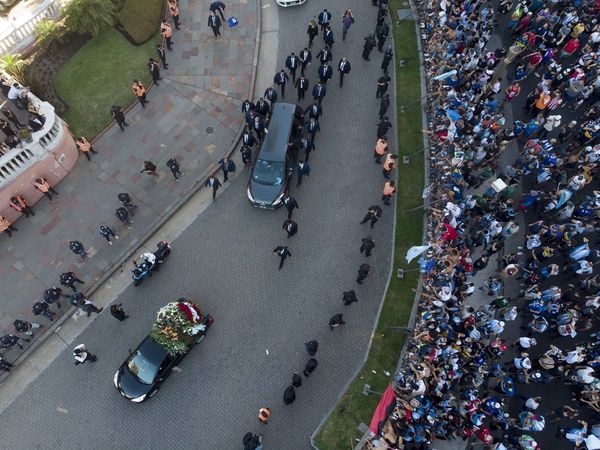 Diego Maradona last rites