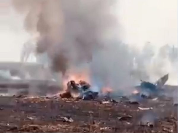 IAF MIG 29 Fighter Plane crashed in Punjab